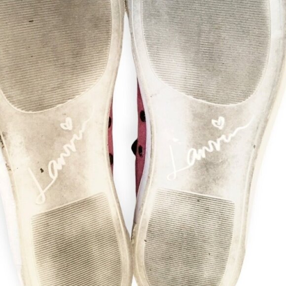 Lanvin suede sneakers‎ with lizard cap toe,  size 39EU, Pink/Red - Picture 8 of 11